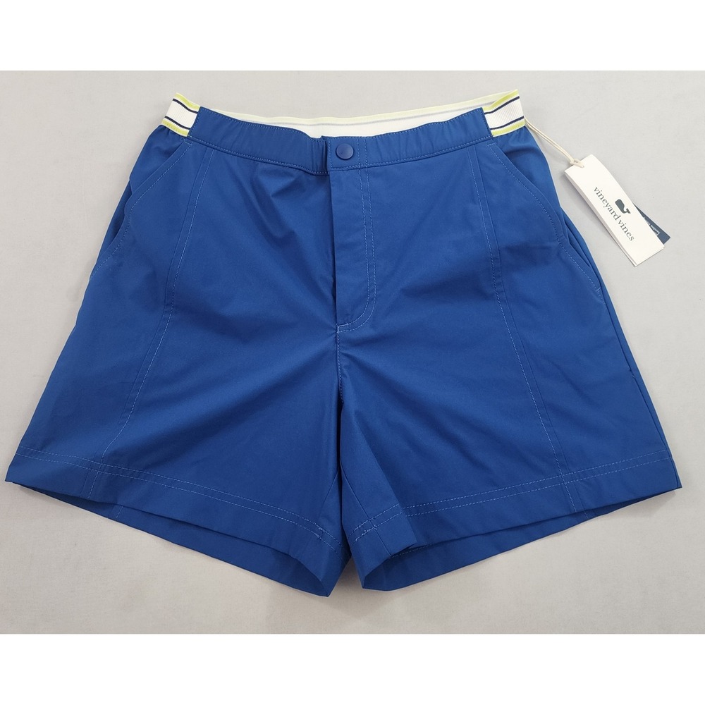 Vineyard Vines Golf Core Shorts Womens XS Blue Athletic Pockets 2H001453 NEW